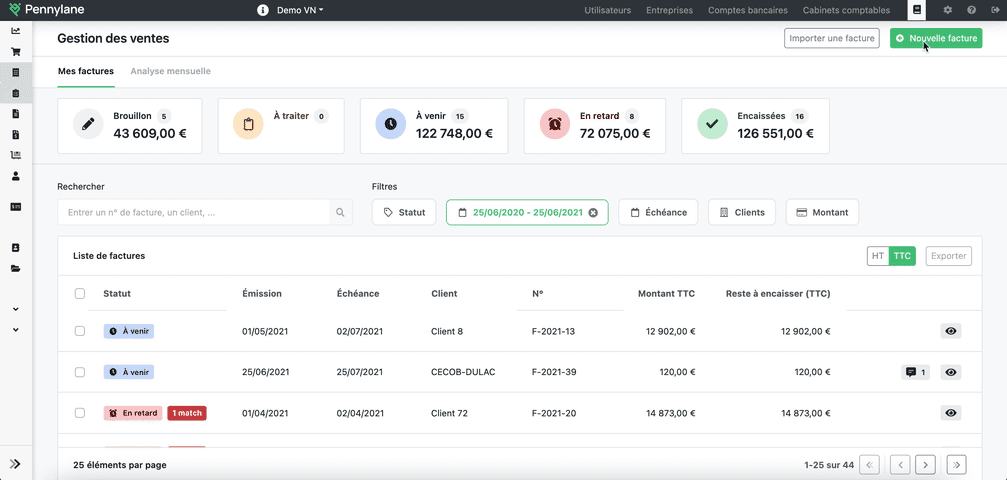 Pennylane - Facturation et gestion des ventes